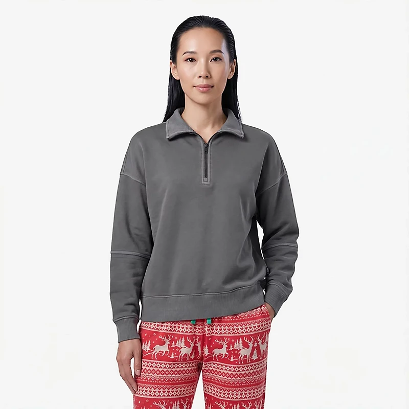 Magellan Outdoors Women's Campfire Washed 1/2-Zip Sweatshirt
