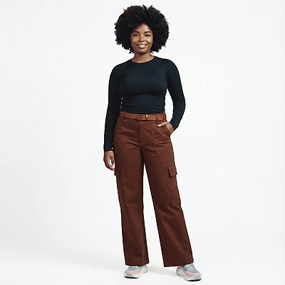 Magellan Outdoors Women's Hickory Canyon Cargo Wide Leg Pants