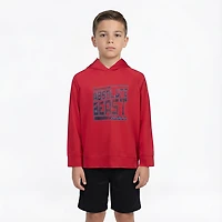 BCG Boys' Training Absolute Beat Long Sleeve Mesh Hoodie