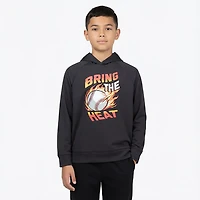 BCG Boys' Training Bring the Heat Long Sleeve Mesh Hoodie