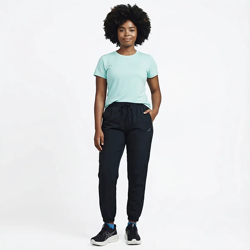 BCG Women's Piped Woven Jogger 28-inch