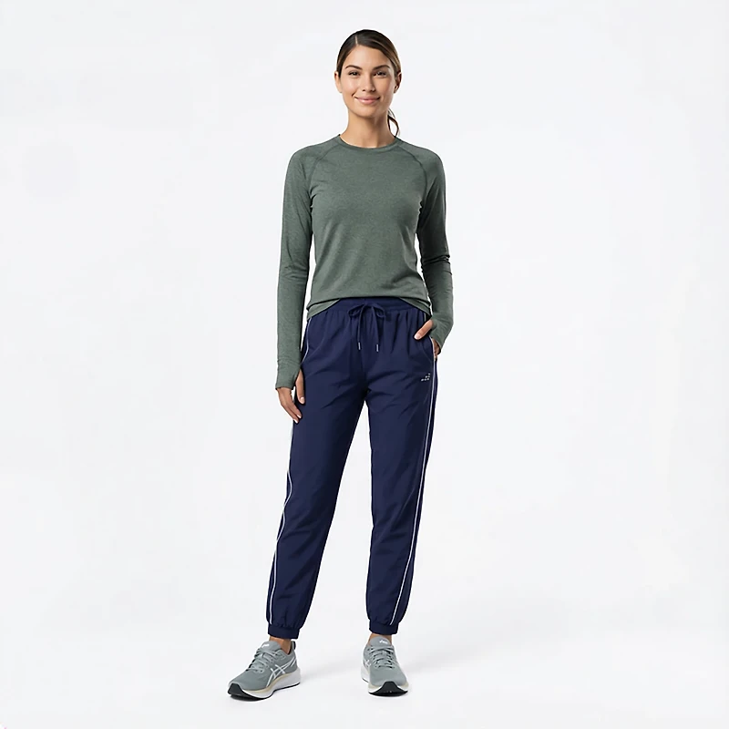 BCG Women's Piped Woven Jogger 28-inch