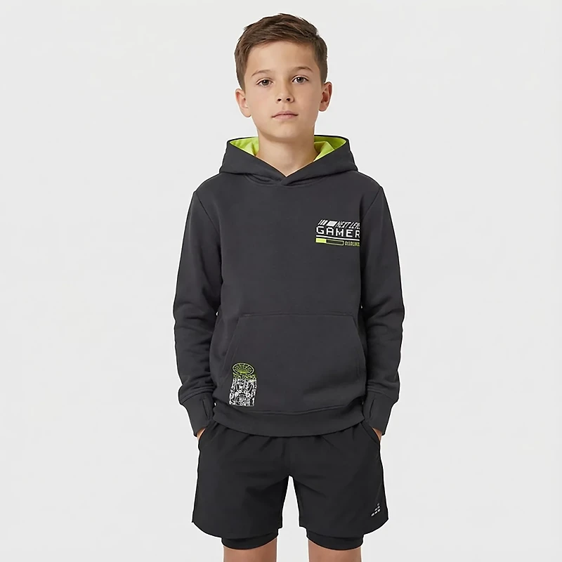 BCG Boys' Lifestyle Fleece Gamer Life Graphic Hoodie