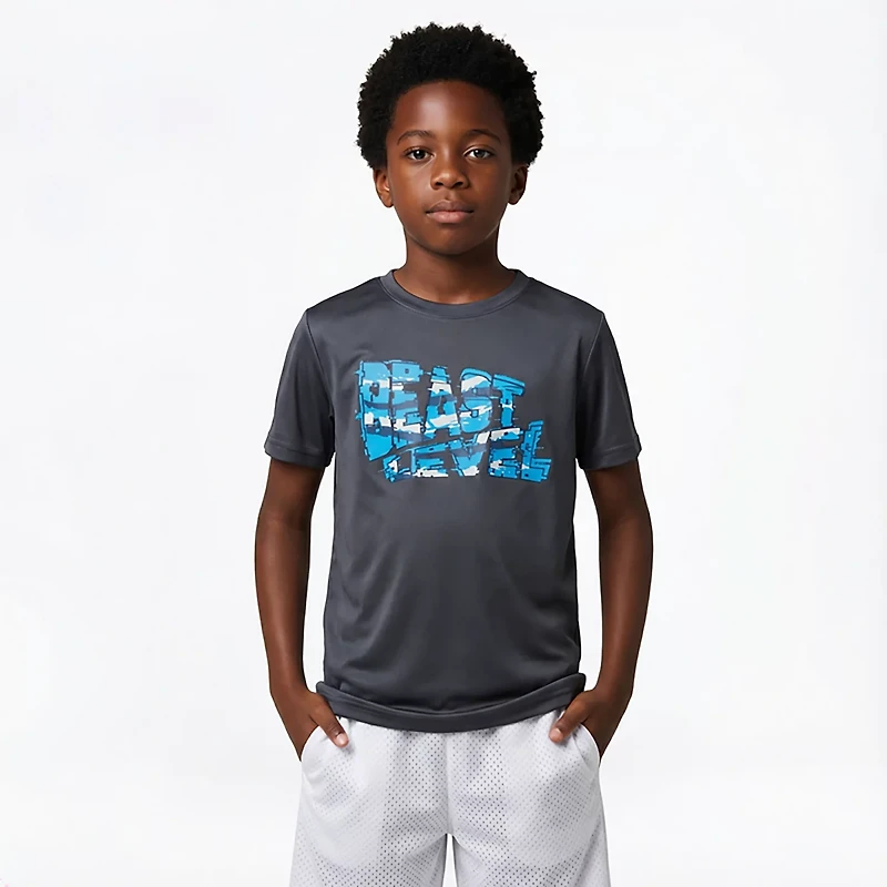 BCG Boys' Beast Level Camo Short Sleeve T-shirt