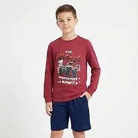 BCG Boys' Lifestyle Monster Truck Madness Long Sleeve T-shirt