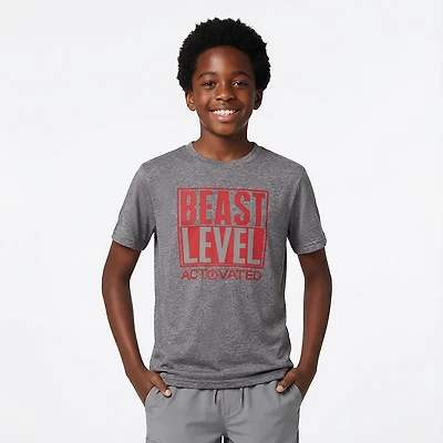 BCG Boys' Lifestyle Beast Level Short Sleeve T-shirt