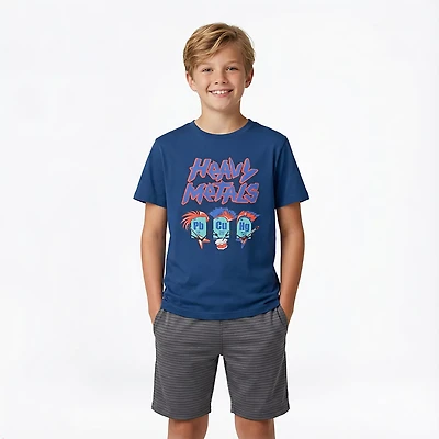 BCG Boys' Lifestyle Heavy Metals T-shirt