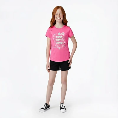 BCG Girls' Turbo GFX You Got This Short Sleeve Graphic T-shirt