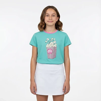 BCG Girls' Lifestyle Cotton Popcorn T-shirt