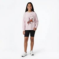 BCG Girls' Cotton GFX Long Sleeve T-shirt