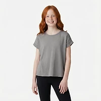 BCG Girls' Slub Cut-Out T-shirt