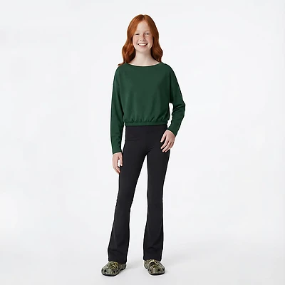 BCG Girls' Shoulder Play Long Sleeve T-shirt