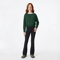 BCG Girls' Shoulder Play Long Sleeve T-shirt