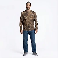 Magellan Outdoors Men's Mossy Oak Coastal Long Sleeve Crew T-shirt