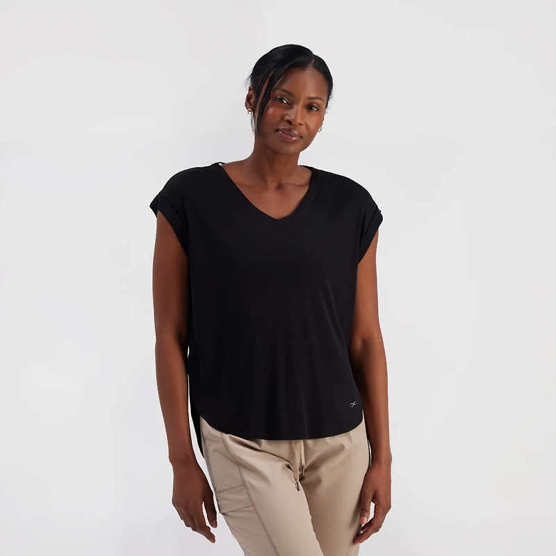 Freely Women's Daily V-Neck T-shirt