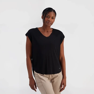 Freely Women's Daily V-Neck T-shirt