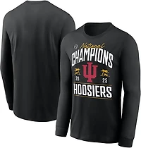 Men's Indiana 2025 National Champions Locker Room Long Sleeve T-Shirt