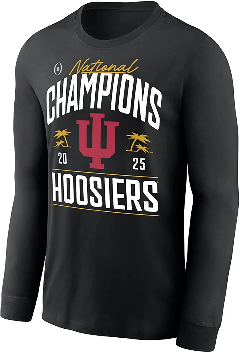Men's Indiana 2025 National Champions Locker Room Long Sleeve T-Shirt