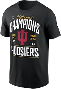 Men's Indiana University Hoosiers 2025 CFP National Championship Replica Locker Room Short Sleeve T-Shirt