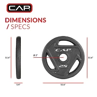 CAP Barbell lb. Olympic Grip Plate