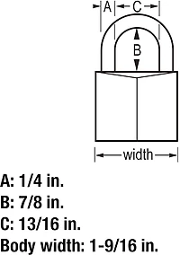 Master Lock Home and Yard Padlock