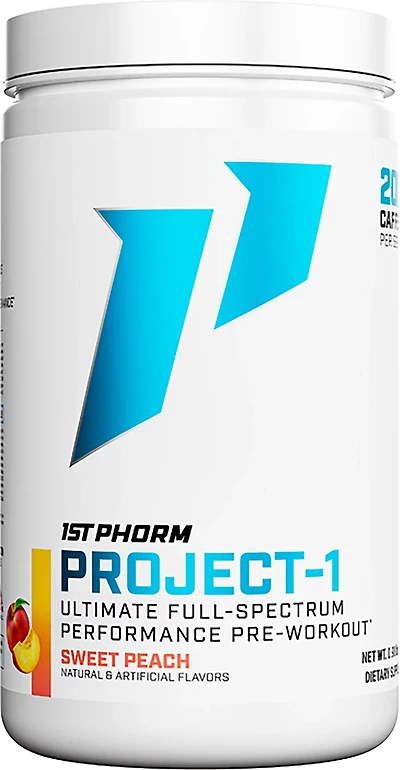 1st Phorm PROJECT 1 Pre-workout 20 servings