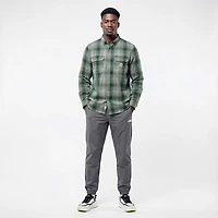 Carhartt Men's Flame-Resistant Force Rugged Flex Loose Fit Midweight Twill Plaid Shirt