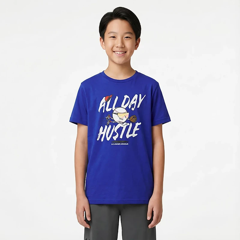 Under Armour Boys' Baseball Hustle T-shirt