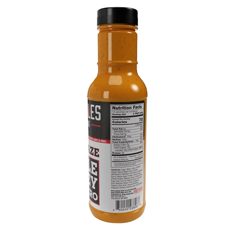 Heath Riles BBQ 12 oz. Maple Honey Habanero Glaze
