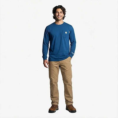 Carhartt Men's Flame Resistant Force Long Sleeve Oil Rig Graphic T-shirt