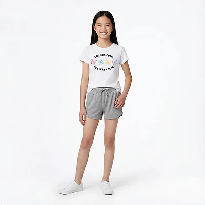 BCG Girls' Lifestyle Cotton Friends Graphic T-shirt
