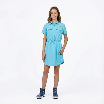 Magellan Outdoors Girls' Laguna Madre Short Sleeve Dress