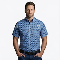 Magellan Outdoors Men's Indiana Local State Print Shirt