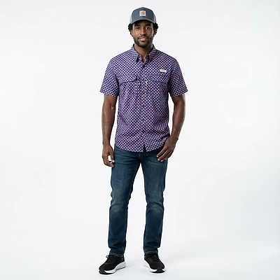 Magellan Outdoors Men's Local State Ohio Print Short Sleeve Shirt