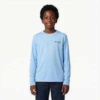 Columbia Sportswear Boys' Terminal Tackle PFG Fins and Stripes Long Sleeve T-shirt
