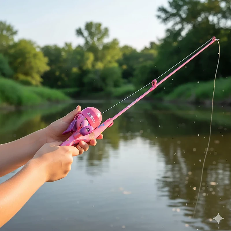 Zebco Wonder Woman No Tangle Spincast Combo