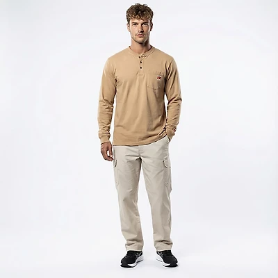 Wolverine Men's Flame Resistant Long Sleeve Henley T-shirt