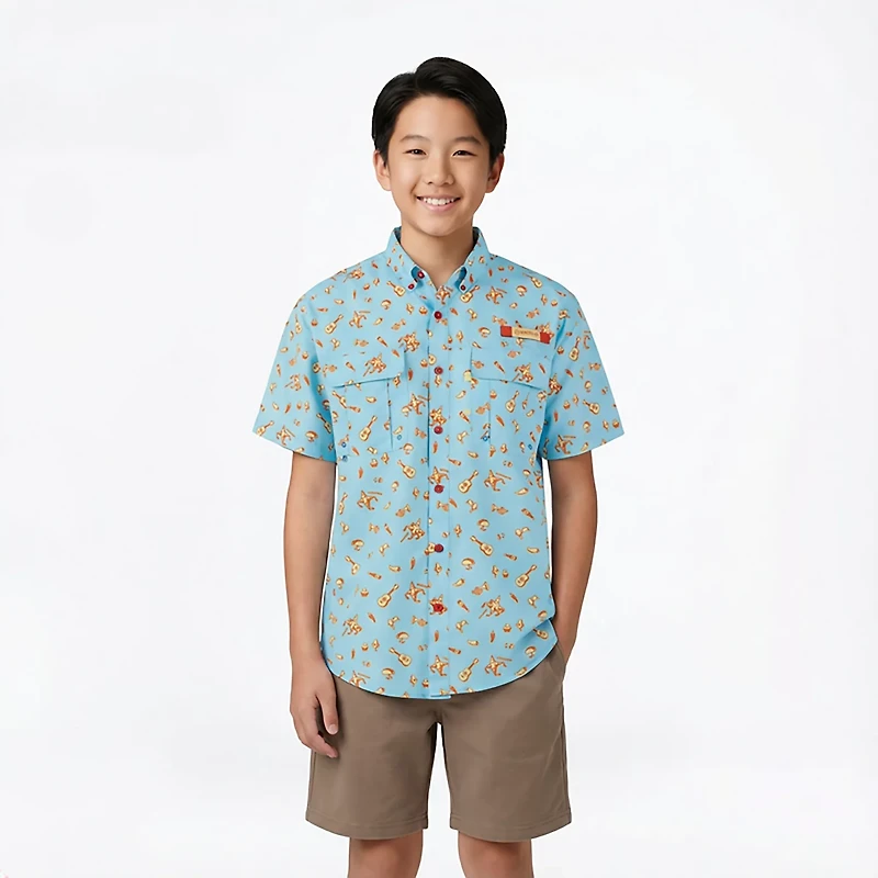 Magellan Outdoors Boys' Laguna Madre Fiesta Fishing Shirt