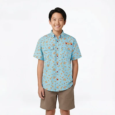 Magellan Outdoors Boys' Laguna Madre Fiesta Fishing Shirt