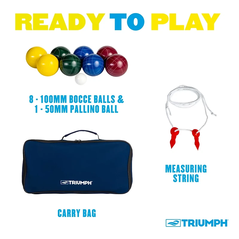 Triumph Deluxe Bocce Set