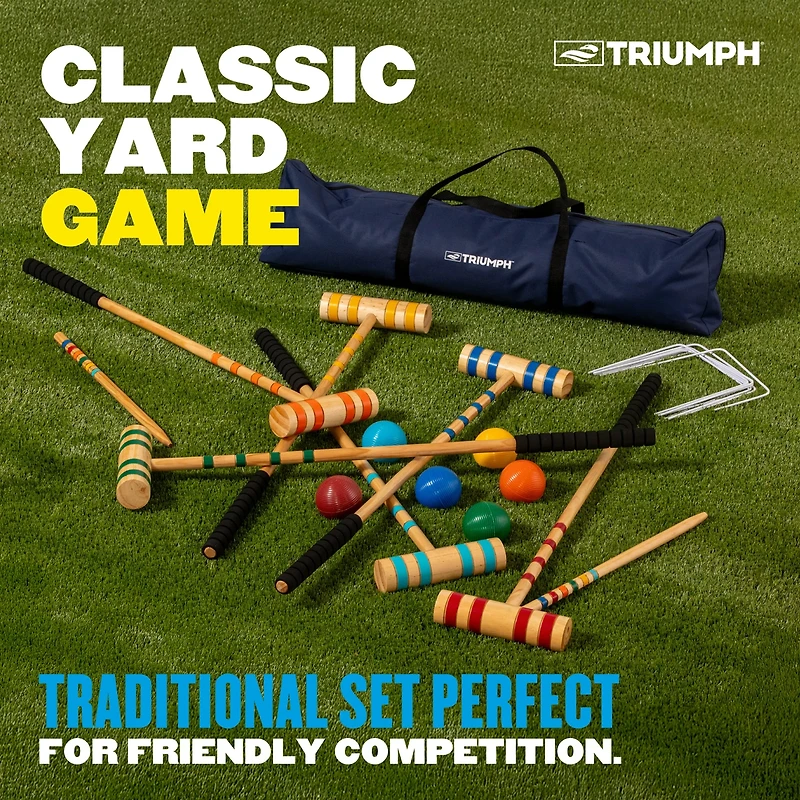 Triumph Deluxe Croquet Set