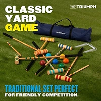 Triumph Deluxe Croquet Set