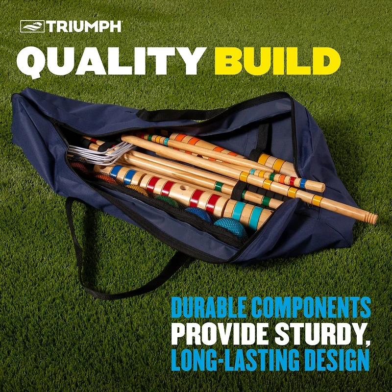 Triumph Deluxe Croquet Set