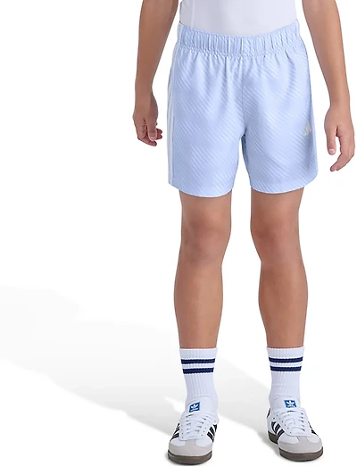 adidas Boys' All Over Print World Soccer Shorts 5 in.