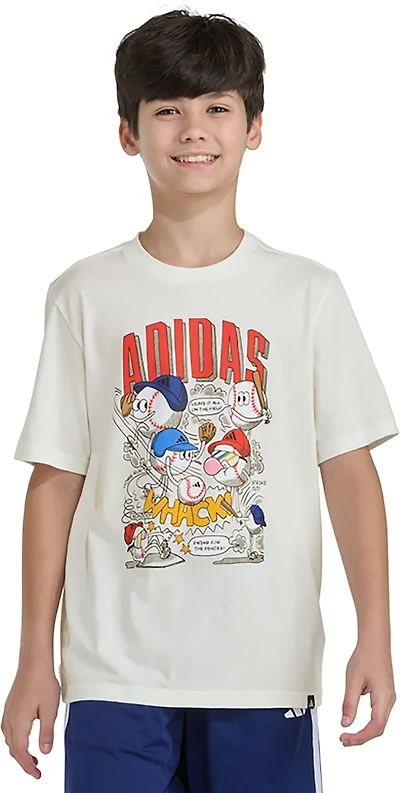 adidas Boys' Stunner Comic Short Sleeve T-shirt