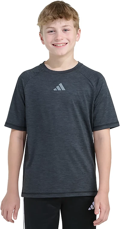 adidas Boys' Raglan Polyester Short Sleeve T-shirt