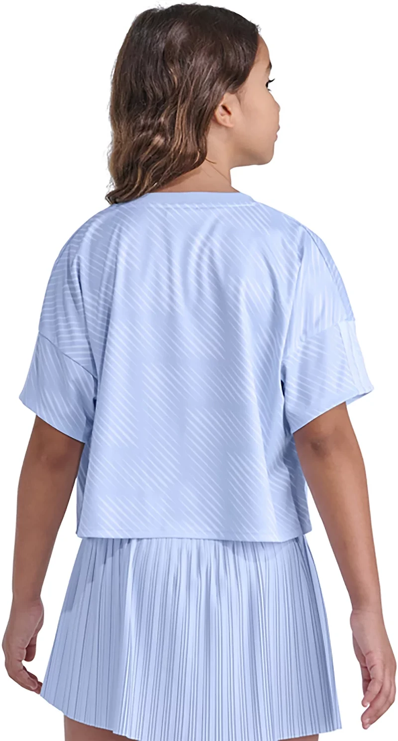 adidas Girls' All Over Print World Soccer Top