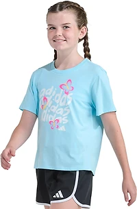 adidas Girls' Butterflies Graphic T-shirt