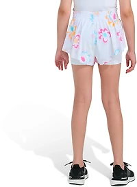 adidas Girls' All Over Print Flowy Shorts
