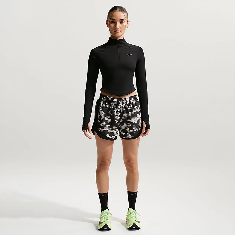 Nike Women's Tempo Mid-Rise Brief-Lined Printed Running Shorts 3
